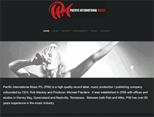 Tablet Screenshot of pacificinternationalmusic.com